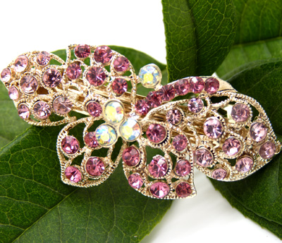 水钻合金发夹顶夹发饰 时尚边夹发卡 马尾夹横夹 奢华头饰--------2