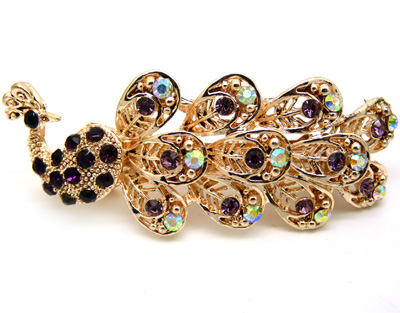 水钻合金发夹顶夹发饰 时尚边夹发卡 马尾夹横夹 奢华头饰--------2