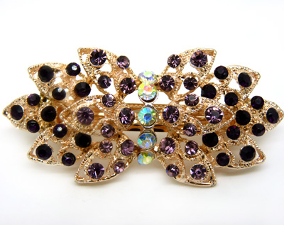 水钻合金发夹顶夹发饰 时尚边夹发卡 马尾夹横夹 奢华头饰--------2	