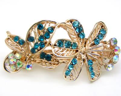 水钻合金发夹顶夹发饰 时尚边夹发卡 马尾夹横夹 奢华头饰--------2