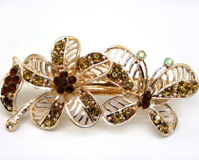 水钻合金发夹顶夹发饰 时尚边夹发卡 马尾夹横夹 奢华头饰--------2