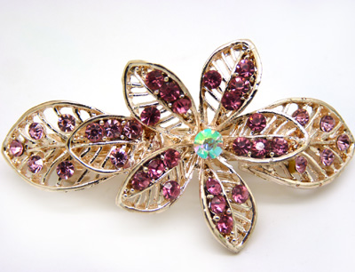  水钻合金发夹顶夹发饰 时尚边夹发卡 马尾夹横夹 奢华头饰--------2	