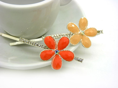 韩版发卡子发饰品 水钻合金发夹头饰 水晶石