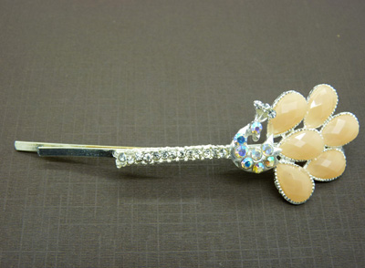 时尚女水钻合金发夹头饰	一字夹发卡子发饰品韩国正品