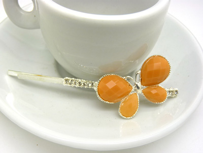 时尚女水钻合金发夹头饰	一字夹发卡子发饰品韩国正品