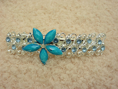 韩版头饰镶钻水晶发夹发饰锆石弹簧夹一字夹子