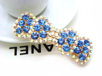 水晶发夹顶夹镶钻头饰品水钻镶钻时尚弹簧夹-12韩国正品