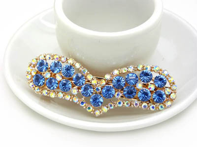  韩版亚克力盘发头饰弹簧夹 韩国正品  永久闪耀  合金保色