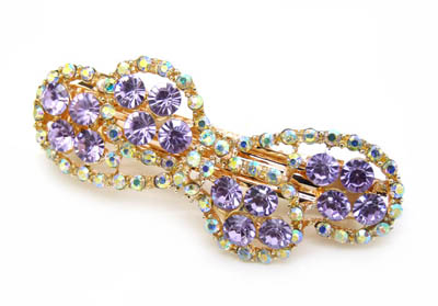 韩版亚克力盘发头饰弹簧夹  韩国正品  永久闪耀 合金保色