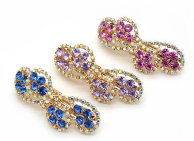 韩版亚克力盘发头饰弹簧夹 韩国正品 永久闪耀