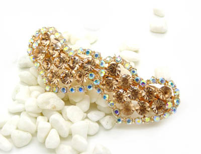 爱心个性树叶顶夹边夹 横夹弹簧夹韩国正品  永久闪耀