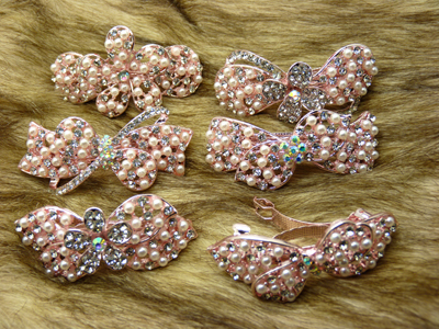 韩国发饰马尾夹头饰孔雀弹簧夹顶夹横夹-4	韩国正品  永久闪耀 合金保色