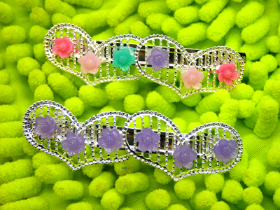 水钻镂空复古蝴蝶结发夹横夹顶夹韩国马尾夹	