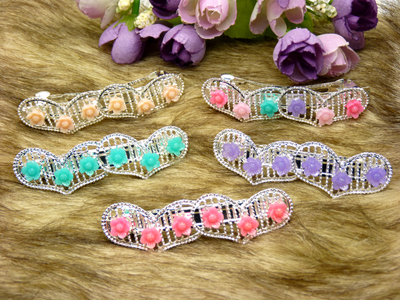 水钻镂空复古蝴蝶结发夹横夹顶夹韩国马尾夹