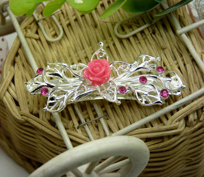 水钻镂空复古蝴蝶结发夹横夹顶夹韩国马尾夹	永久闪耀 韩国正品