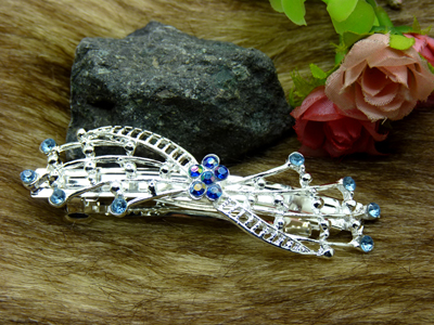 水钻镂空复古蝴蝶结发夹横夹顶夹韩国马尾夹	韩国正品  永久闪耀