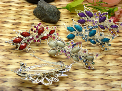 韩版发饰小饰品盘发发夹小顶夹弹簧夹头饰	韩国正品 永久闪耀