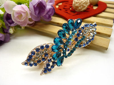 韩版优雅水晶发夹顶夹镶钻头饰品 马尾夹-23号-16号 韩国正品  永久闪耀