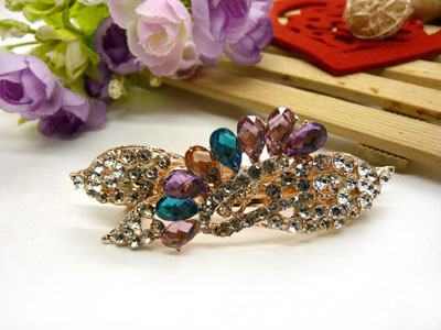 韩版优雅水晶发夹顶夹镶钻头饰品 马尾夹-23号-16号 韩国正品  永久闪耀