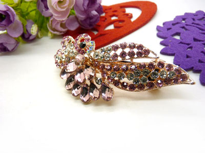 水晶发夹顶夹镶钻头饰品马尾夹-23号-16号	 韩国正品  永久闪耀 合金保色