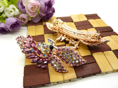 韩版优雅水晶发夹顶夹镶钻头饰品 马尾夹-23号-16号	