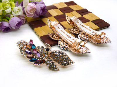 韩版优雅水晶发夹顶夹镶钻头饰品 水钻镶钻 马尾夹-23号-16号	