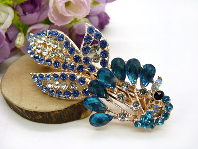 韩版优雅水晶发夹顶夹镶钻头饰品   永久闪耀  水钻镶钻  马尾夹-23号-16号