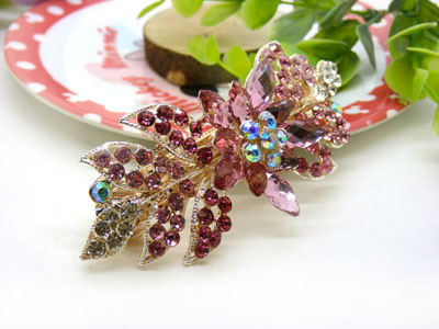 韩版优雅水晶发夹顶夹镶钻头饰品  永久闪耀  水钻镶钻 马尾夹-23号-16号