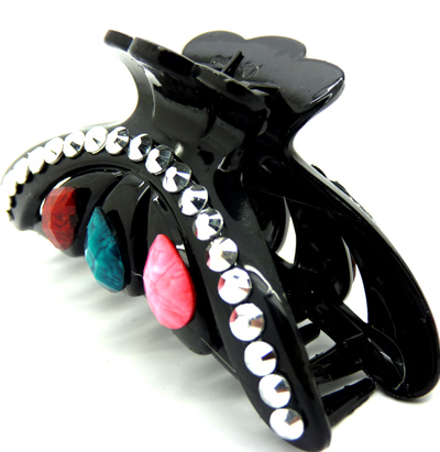 正品韩版发饰水钻爪夹头饰盘发夹顶夹发卡