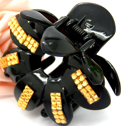 正品韩版发饰水钻爪夹头饰盘发夹顶夹发卡