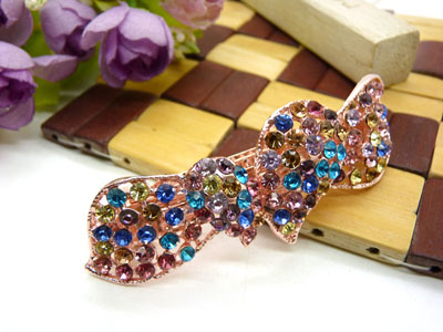   韩国正品  合金保色 横夹弹簧夹顶夹百搭发卡发夹-12号