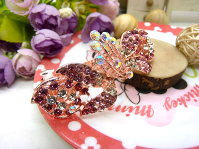 韩国正品  永久闪耀 合金保色 横夹弹簧夹顶夹百搭发卡发夹-12号	