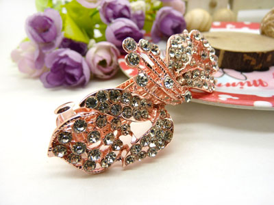 韩国正品  永久闪耀 合金保色 横夹弹簧夹顶夹百搭发卡发夹-12号	