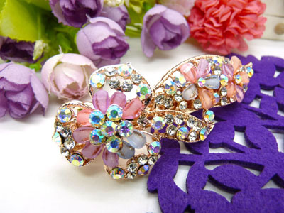 韩版发饰 韩国发夹 水钻发卡横夹 韩版弹簧夹顶夹 头饰女-11号	