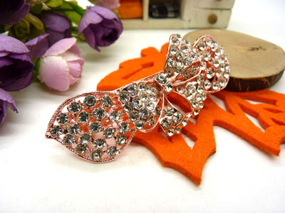 水晶饰品  韩国正品  横夹弹簧夹顶夹百搭发卡发夹-12号	