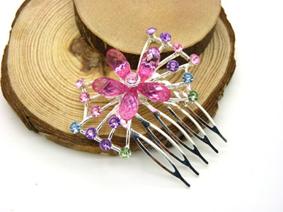 韩版饰品永久保色水钻潮流发饰时尚女 -发梳