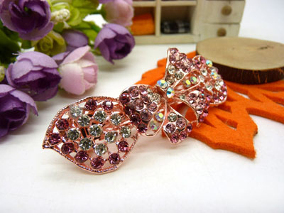 水晶饰品  韩国正品 横夹弹簧夹顶夹百搭发卡发夹-12号