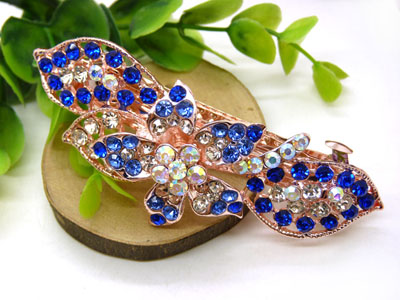 水晶饰品盘发必备头饰发饰百搭发卡发夹-12号 合金保色