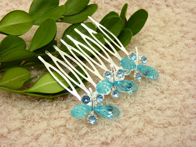 韩版饰品永久保色水钻潮流发饰时尚女 -发梳