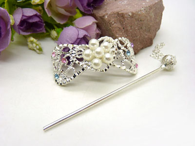 韩国正品  合金保色 复古藏银蝴蝶步摇发簪子-双层插针-26号	