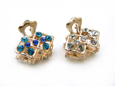 韩版水钻顶夹发爪发夹盘发合金镶钻刘海夹 -水钻小爪夹	 