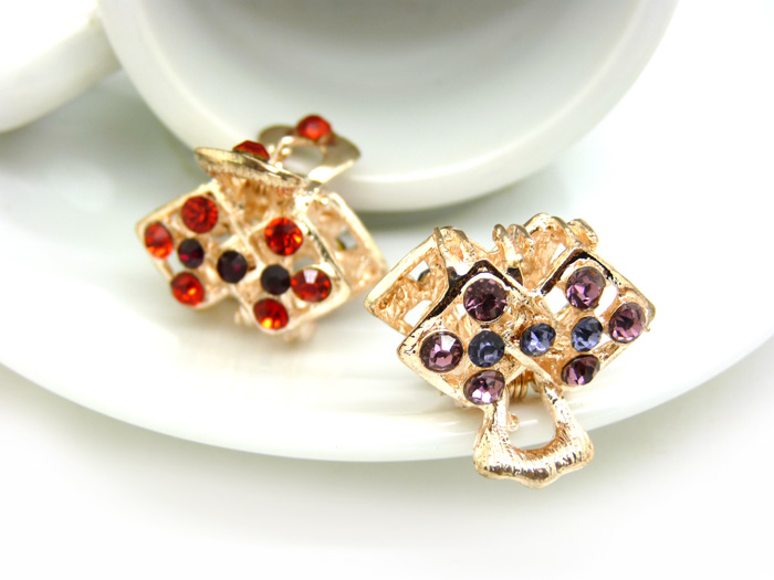 韩版水钻顶夹发爪发夹盘发合金镶钻刘海夹-水钻小爪夹