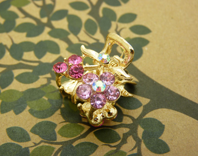 韩版水钻顶夹发爪发夹盘发合金镶钻刘海夹 -水钻小爪夹	