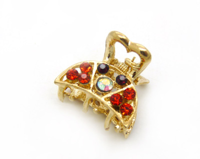 韩版水钻顶夹发爪发夹盘发合金镶钻刘海夹 -水钻小爪夹	