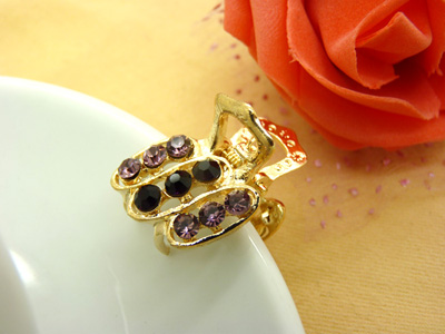 韩版水钻顶夹发爪发夹盘发合金镶钻刘海夹 -水钻小爪夹	