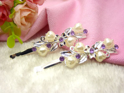 韩国正品  合金保色 永久闪耀  韩版边夹刘海夹对夹-18号	