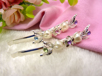 韩国正品 合金保色  永久闪耀 韩版边夹刘海夹对夹-18号	