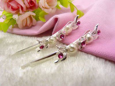 韩国正品 永久闪耀 合金保色韩版边夹刘海夹对夹-18号	