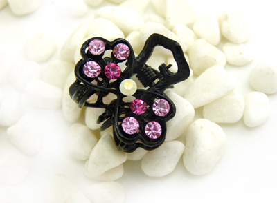 韩版饰品合金水钻抓夹头饰-合金水钻爪夹