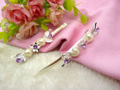 韩国正品 合金保色  永久闪耀 韩版边夹刘海夹对夹-18号	